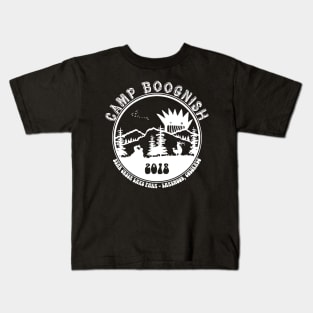 CAMP BOOGNISH (Vintage White) Kids T-Shirt